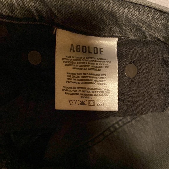 Agolde faded black/grey jeans, size 27 - Picture 8 of 9